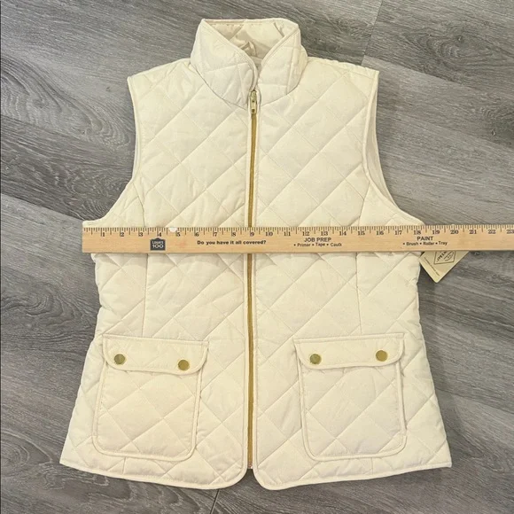 NWT Off-White Quilted Vest - Picture 2 of 4